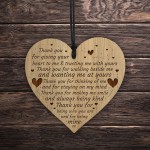 Boyfriend Girlfriend Gift Poem Engraved Heart Husband Wife