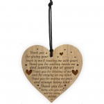 Boyfriend Girlfriend Gift Poem Engraved Heart Husband Wife