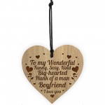 FUNNY Gift For Boyfriend Engraved Heart Birthday Christmas Gift