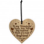 FUNNY Gift For Boyfriend Engraved Heart Birthday Christmas Gift