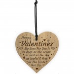 Happy Valentines Gift Present Engraved Heart Poem Husband Wife
