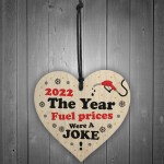 Funny Christmas Bauble Fuel Petrol Gift Hanging Heart Gift