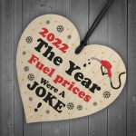 Funny Christmas Bauble Fuel Petrol Gift Hanging Heart Gift