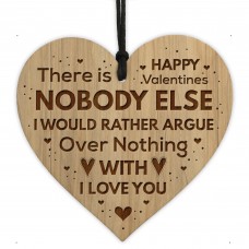 Funny Valentines Present Engraved Heart Valentines Gift For Him