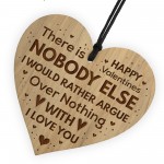 Funny Valentines Present Engraved Heart Valentines Gift For Him