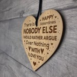 Funny Valentines Present Engraved Heart Valentines Gift For Him