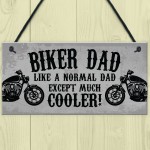 Biker Dad Gift Funny Man Cave Sign Gift For Motorbike Enthusiast