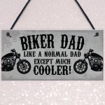 Biker Dad Gift Funny Man Cave Sign Gift For Motorbike Enthusiast