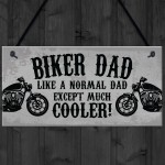 Biker Dad Gift Funny Man Cave Sign Gift For Motorbike Enthusiast
