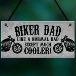 Biker Dad Gift Funny Man Cave Sign Gift For Motorbike Enthusiast