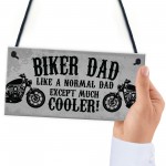 Biker Dad Gift Funny Man Cave Sign Gift For Motorbike Enthusiast