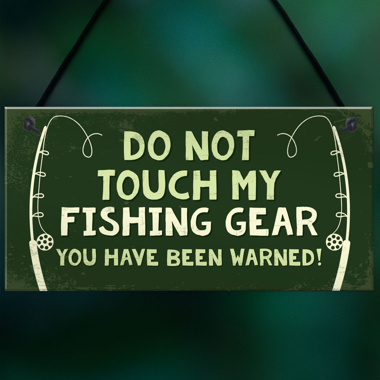 Novelty Fishing Sign Gift For Fisherman Birthday Gifts For Men