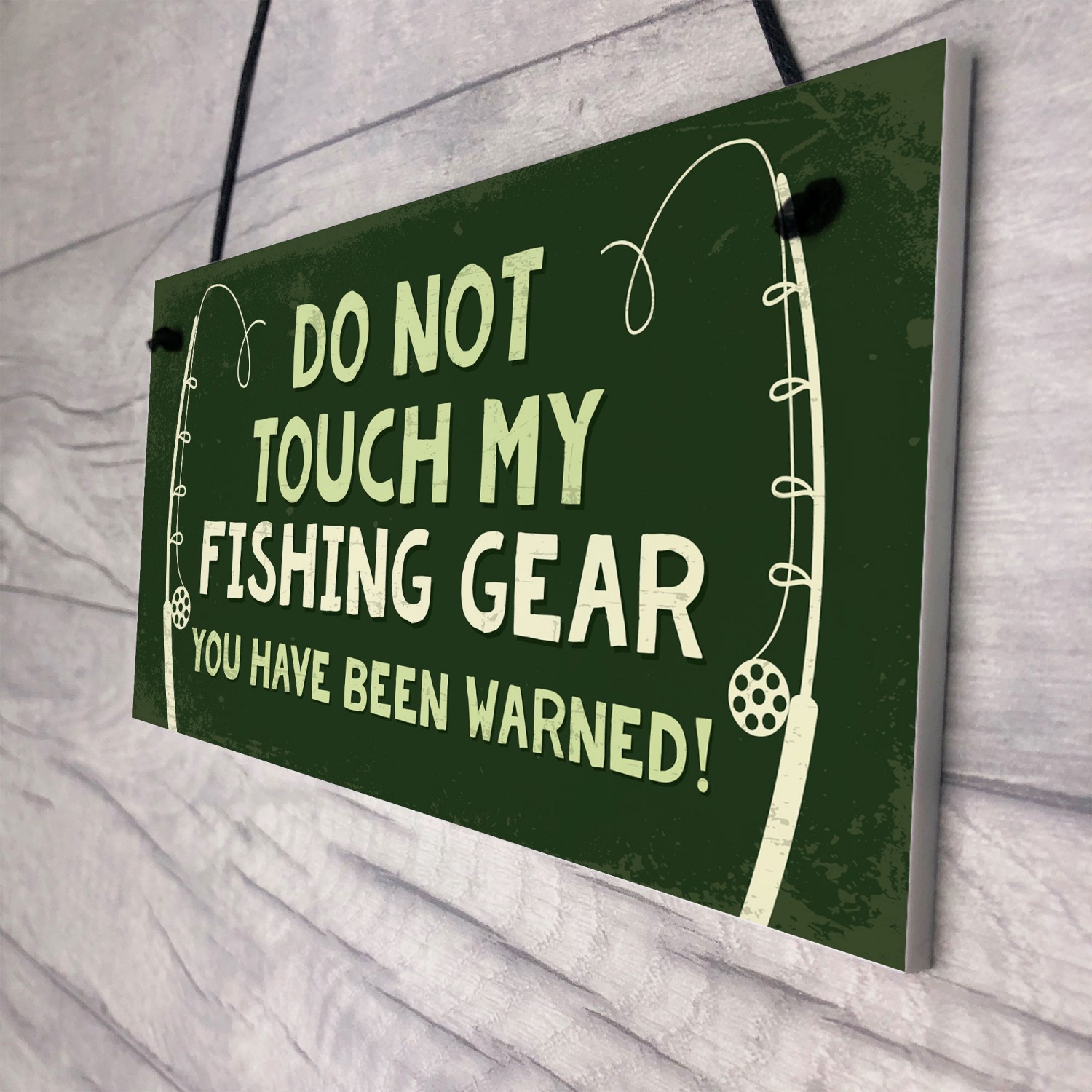 Novelty Fishing Sign Gift For Fisherman Birthday Gifts For Men