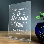 Engagement Gift For Gay Lesbian Couples Him Her Friend Engaged
