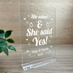 Engagement Gift For Gay Lesbian Couples Him Her Friend Engaged