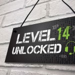 Funny 14th Birthday Gift For Son Brother Gaming Sign Gamer Gift
