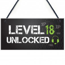 Funny 18th Birthday Gift For Son Brother Gaming Sign Gamer Gift
