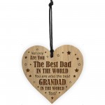 Dad And Grandad Gift From Daughter Son Engraved Heart Birthday