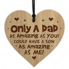 Funny Dad Gifts From Daughter Son Joke Engraved Heart