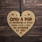 Funny Dad Gifts From Daughter Son Joke Engraved Heart
