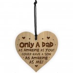 Funny Dad Gifts From Daughter Son Joke Engraved Heart