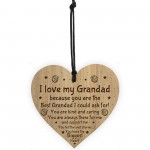 Grandad Gifts LOVE Gift For Grandad Birthday Christmas Engraved