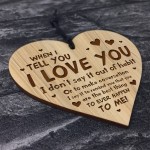  Boyfriend Gifts Girlfriend Gifts Engraved Heart Husband Wife