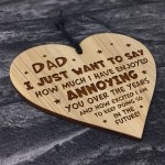 Funny Dad Gifts Birthday Christmas Engraved Heart Dad Gifts