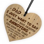 Funny Dad Gifts Birthday Christmas Engraved Heart Dad Gifts