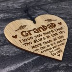 Grandad Gift Poem Grandad Birthday Christmas Gift Engraved Heart