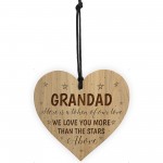Grandad Gifts From Grandchildren Engraved Heart Birthday Xmas