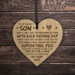 16th 18th 21st Birthday Gift For Son From Mum Dad Engraved Heart