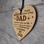 Step Dad Fathers Day Gift Engraved Heart Step Dad Gifts For Him