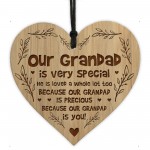 Grandad Gifts Birthday Engraved Heart Grandad Christmas Gift