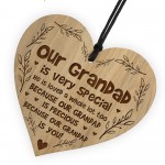 Grandad Gifts Birthday Engraved Heart Grandad Christmas Gift