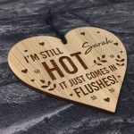 Funny 50th Birthday Gift For Her Engraved Heart 50th Birthday