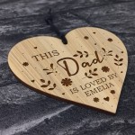 Dad Gifts For Birthday Christmas Personalised Engraved Heart