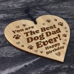  Birthday Gift For Dog Dad Engraved Heart Dad Gift From Dog Pet