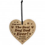  Birthday Gift For Dog Dad Engraved Heart Dad Gift From Dog Pet