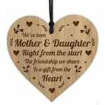 Mum Gifts Daughter Gifts Birthday Christmas Engraved Heart