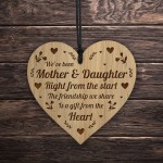 Mum Gifts Daughter Gifts Birthday Christmas Engraved Heart