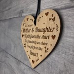 Mum Gifts Daughter Gifts Birthday Christmas Engraved Heart