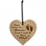 Mothers Day Gift From Bump Engraved Heart Mummy To Be Gift