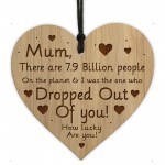 Funny Mum Gifts Engraved Heart Birthday Gift Idea For Mum