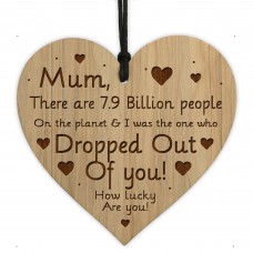Funny Mum Gifts Engraved Heart Birthday Gift Idea For Mum