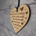 Birthday Christmas Gift For Nan Engraved Heart Gift For Her