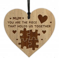 Cute Mum Gift From Daughter Son Engraved Heart Mum Birthday