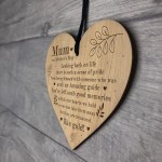 Mum Treasured Like Gold Cute Mothers Day Hanging Heart