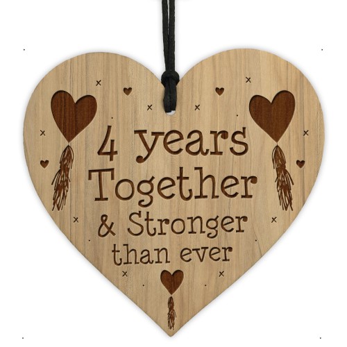 4th Anniversary Gift For Him Her Personalised Boyfriend Gifts