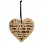 Funny Birthday Gift For Him Her Engraved Heart Birthday Gifts